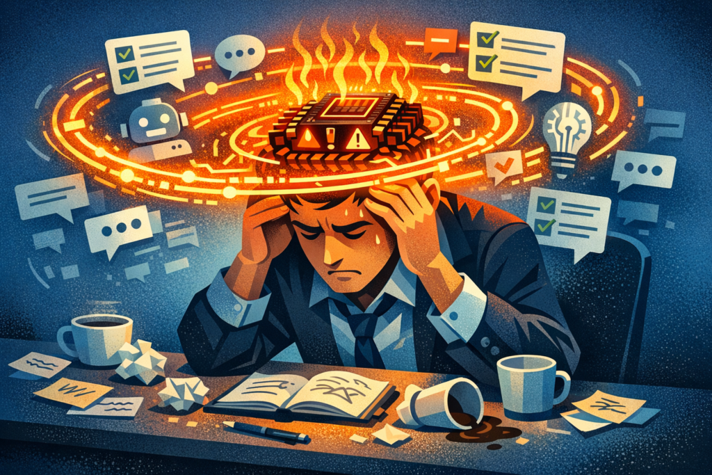 Study Finds AI Brain Fry Linked to Productivity-Driven Burnout