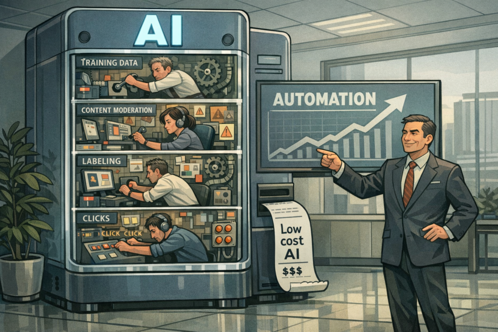 AI Depends on Underpaid Human Labor: The Hidden Cost