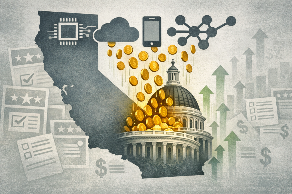 Tech Giants Pour Millions to Influence California Politics